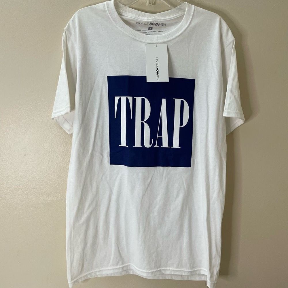 New!FashionNova|Mens| 100% Cotton|Trap| Short| Sleeve| Tee